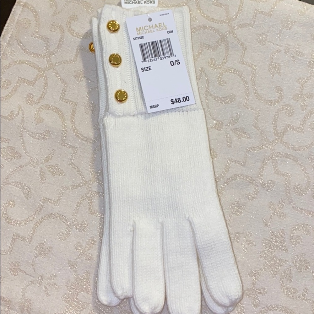 Michael Kors White Gloves